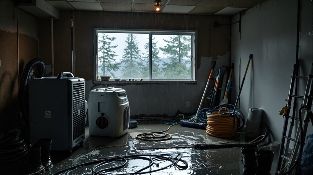 water damage cleanup restoration tools and equipment
