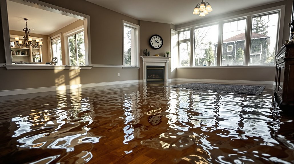 water damage repair in living room taylor restoration services
