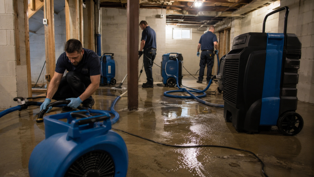 basement water extraction surrey restoration services 2023