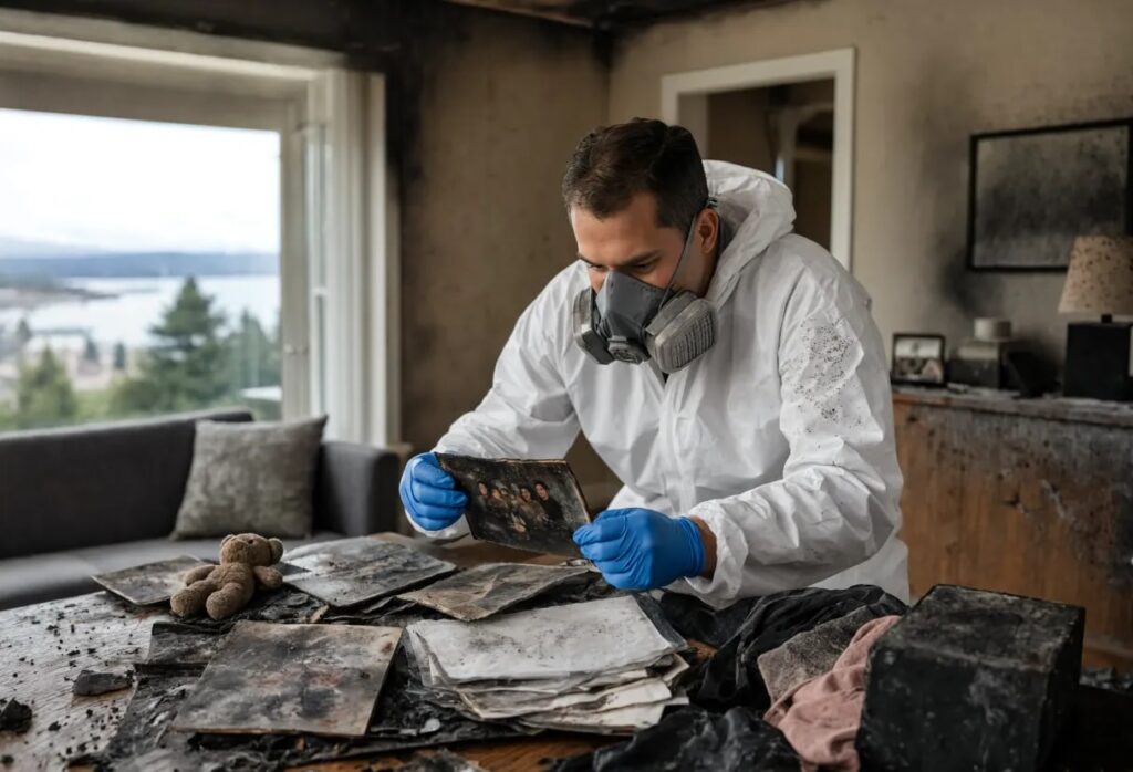 Recovery Begins: Salvaging Memories After Fire