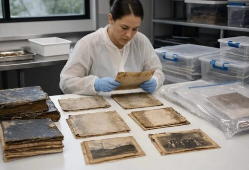 Restoring History: Conservator Breathes Life into Damaged Photographs